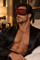 Bandeau Motif Japonais Rouge et Noir Dreamy Fetish