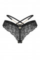 String Ouvert Chainettes Matildea Noir Obsessive
