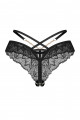 String Ouvert Chainettes Matildea Noir Obsessive