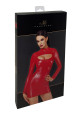 Robe Moulante Fetish Rouge Ouverte Vixen