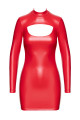Robe Moulante Fetish Rouge Ouverte Vixen