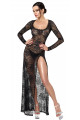 Robe Longue Dentelle Transparente One More Kiss