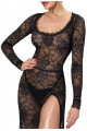 Robe Longue Dentelle Transparente One More Kiss
