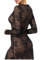 Robe Longue Dentelle Transparente One More Kiss