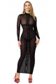 Robe Longue Transparente Ouverte à Laçage Do Not Disturb