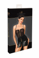 Mini Robe Club Wear Ouverte à Lacçage Haut Transparent Bas Fetish Do Not Disturb