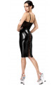 Robe Mi Longue Club Wear Ouverte à Laçage Haut Transparent Bas Fetish Do Not Disturb
