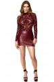 Mini Jupe Affair Fetish Bordeaux Powerwetlook