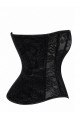 Corset Dentelle Transparente Noire One More Kiss