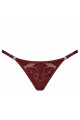 String Dentelle Bordeaux Masquerade