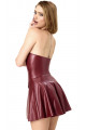 Mini Robe Corset Dark Romance Fetish Bordeaux