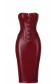 Robe Mi Longue Dark Romance Fetish Bordeaux