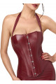 Robe Mi Longue Dark Romance Fetish Bordeaux