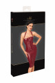 Robe Mi Longue Dark Romance Fetish Bordeaux