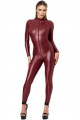 Combinaison Fetish Dark Romance Triple ZiP Bordeaux