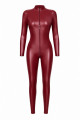 Combinaison Fetish Dark Romance Triple ZiP Bordeaux