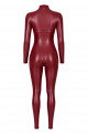 Combinaison Fetish Dark Romance Triple ZiP Bordeaux