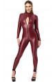 Combinaison Fetish Dark Romance Triple ZiP Bordeaux