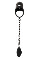 Cage à pénis avec plug anal - Black Velvets 