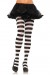 Collant Rayures Larges Noires et Blanches