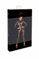 Combinaison Transparente Argentée Triple Zips Moondust