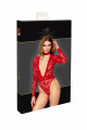 Body String Dentelle Tran,sparente Rouge Lovebite