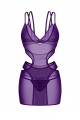 Nuisette et string Violet Vibres