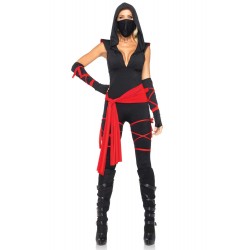 Costume Déguisement Femme Ninja 5 pièces by Leg Avenue