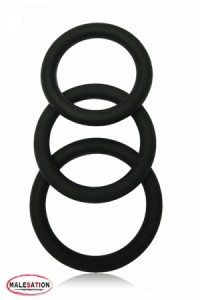 Set 3 CockRings silicone - Malesation Malesation