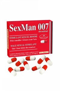 Aphrodisiaque SexMan 007 (10 gélules) Vital Perfect
