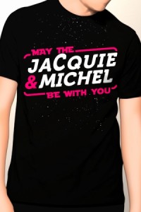 Tee-shirt May The Jacquie et Miche Be With You Jacquie & Michel