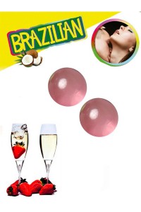 Boules Brésiliennes Champagne Fraises Brazilian Balls