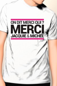 T-shirt Blanc Jacquie & Michel n°9 Jacquie & Michel