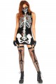 Robe Squelette Os Halloween Leg Avenue
