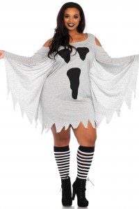 Costume Robe Fantôme Grande Taille Halloween Leg Avenue