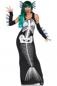 Costume Sirène Squelette Halloween Leg Avenue
