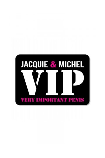 Plaque de Porte Jacquie & Michel VIP