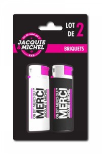 Pack 2 Briquets Jacquie & Michel Jacquie & Michel