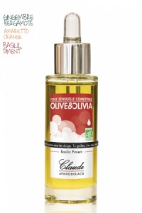 Huile Massage Sensuel Comestible Olive & Olivia BIO - Laboratoires Claude Laboratoires Claude