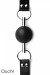 Baillon Bouche Boule Solid Ball Gag Noir