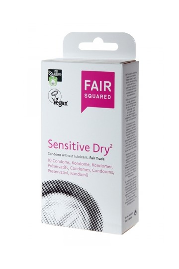 Préservatifs Vegan Fair Squared Sensitive Dry