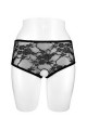 Culotte Ouverte Dentelle Noir Amanda Selection Two-too