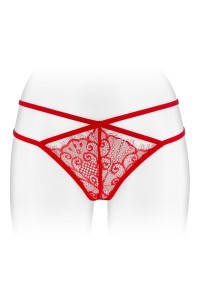 String Dentelle Rouge Ouvert Strappy Mylene Selection Two-too