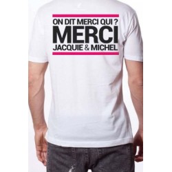 T Shirt Officiel Jacquie et Michel Blanc