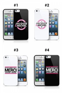 Coque iPhone 4/4s On Dit Merci Qui ? Jacquie et Michel Jacquie & Michel