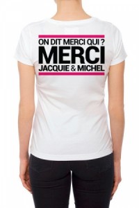 Tee-Shirt Femme Blanc Jacquie & Michel Jacquie & Michel
