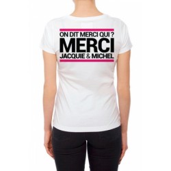 Tee-Shirt Femme Blanc Jacquie & Michel