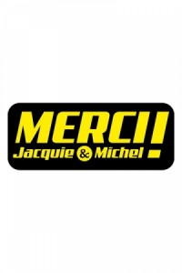 Autocollant Merci ! Jacquie et Michel Jacquie & Michel