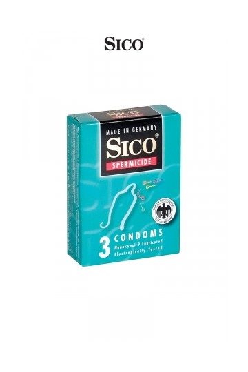 Préservatifs Sico SPERMICIDE x3