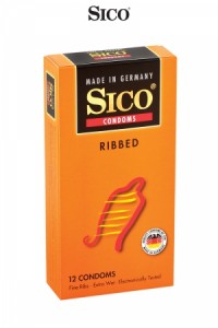 Préservatifs Sico RIBBED x12 Sico